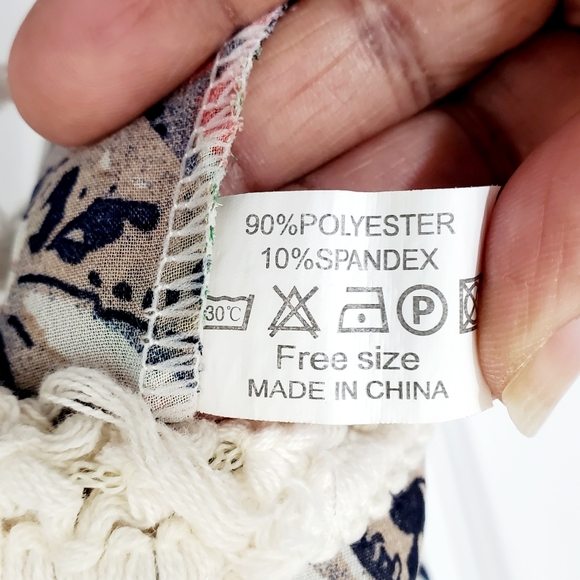 Lida Collection Multi-color Teal Knit Tank Top size Free Size - Picture 5 of 5